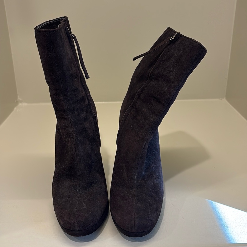 Calvin Klein mid-calf suede boot